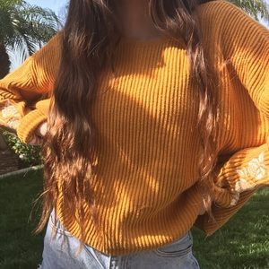 pacsun rose sweater